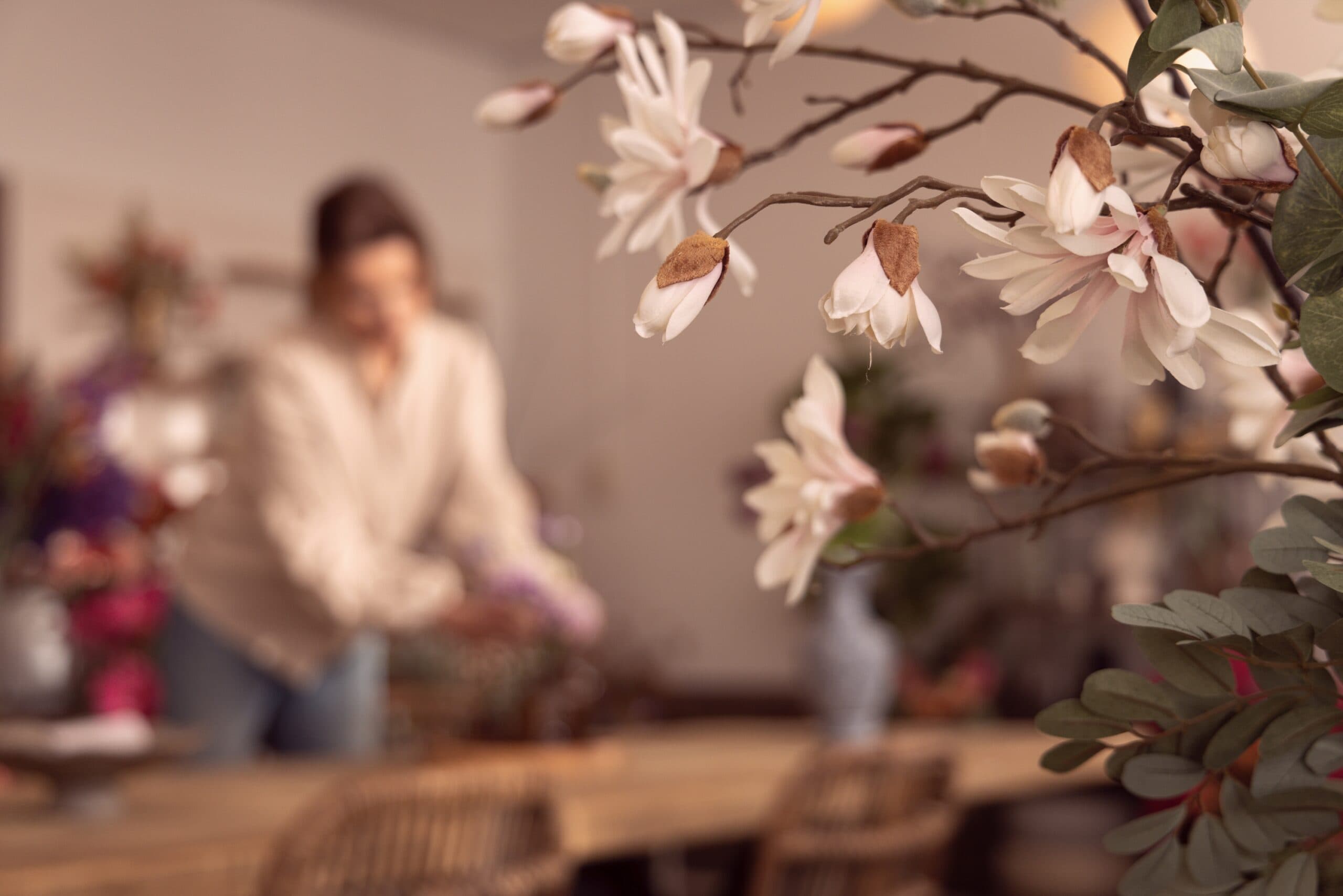Workshop bloemen schikken