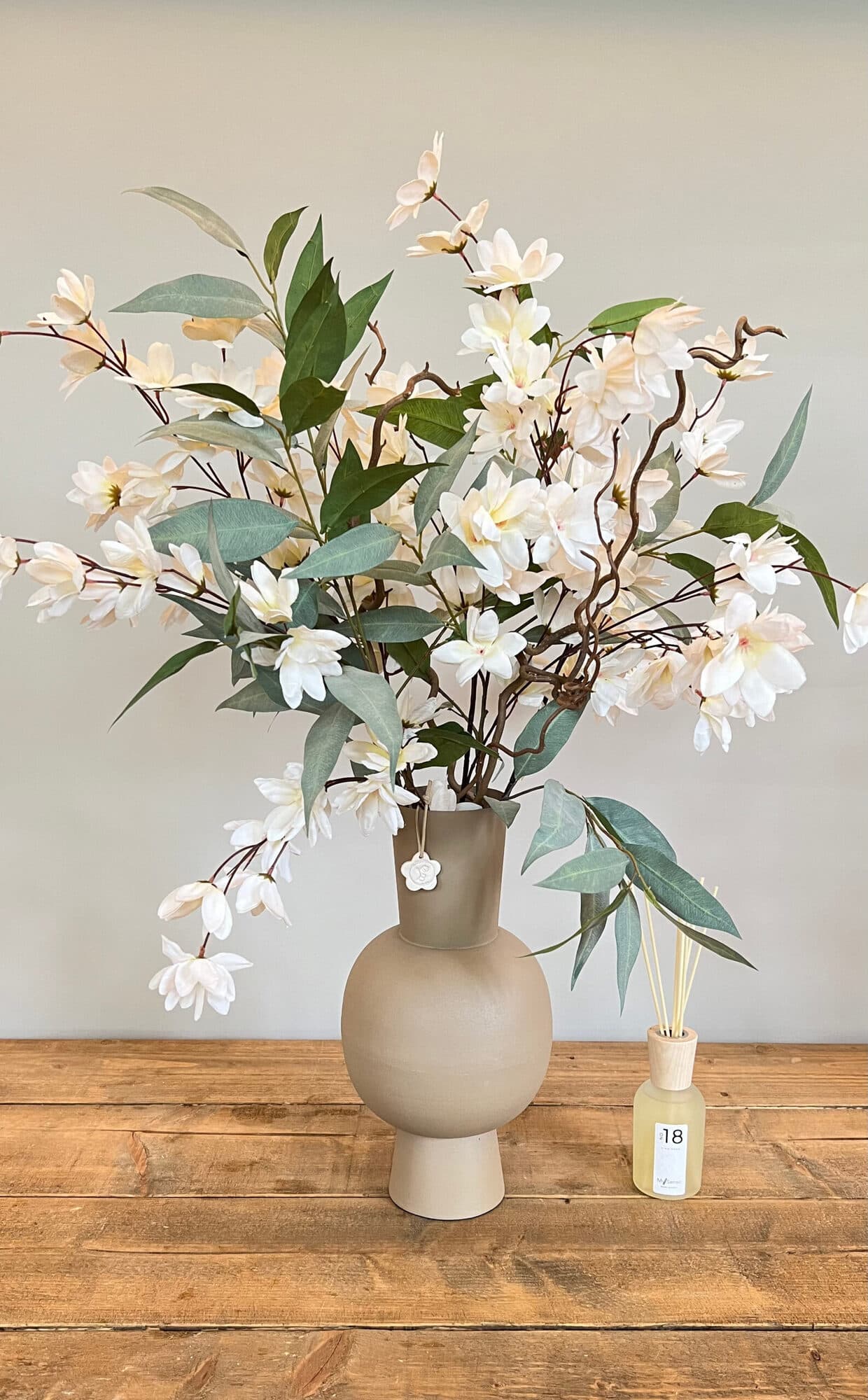 Fris zijden bloemen boeket