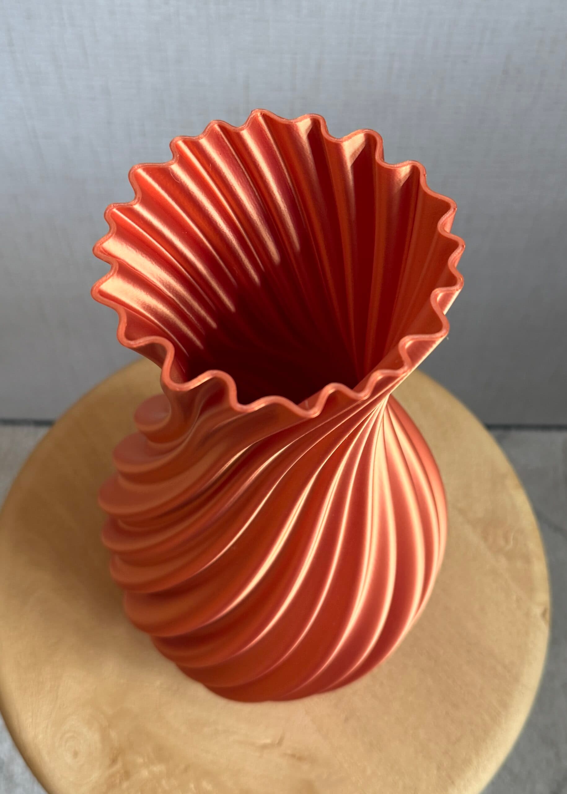 3D geprinte unieke vaas, goldfish  33cm 2