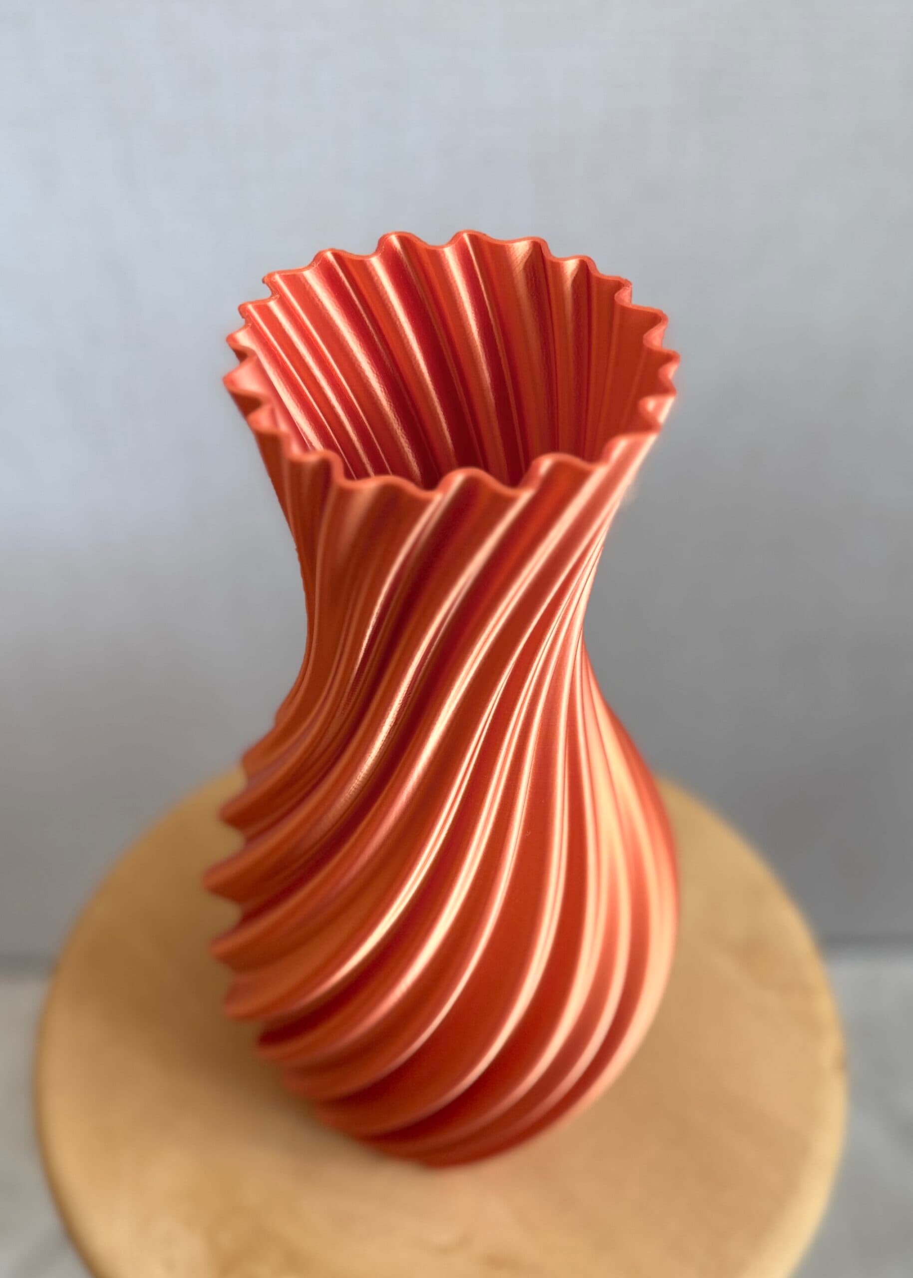 3D geprinte unieke vaas, goldfish  33cm 3