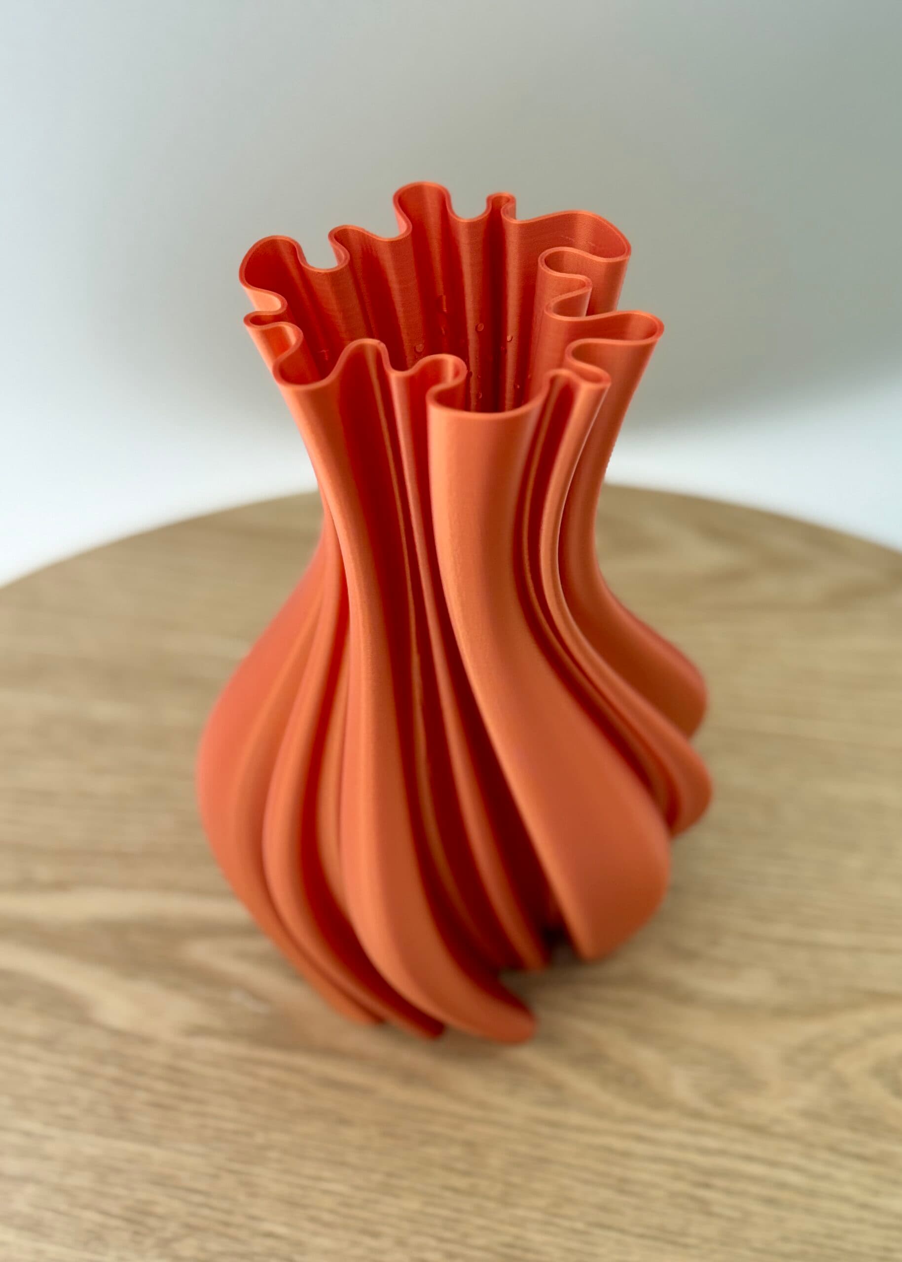 3D geprint vaasje kleur goldfish 18cm 2