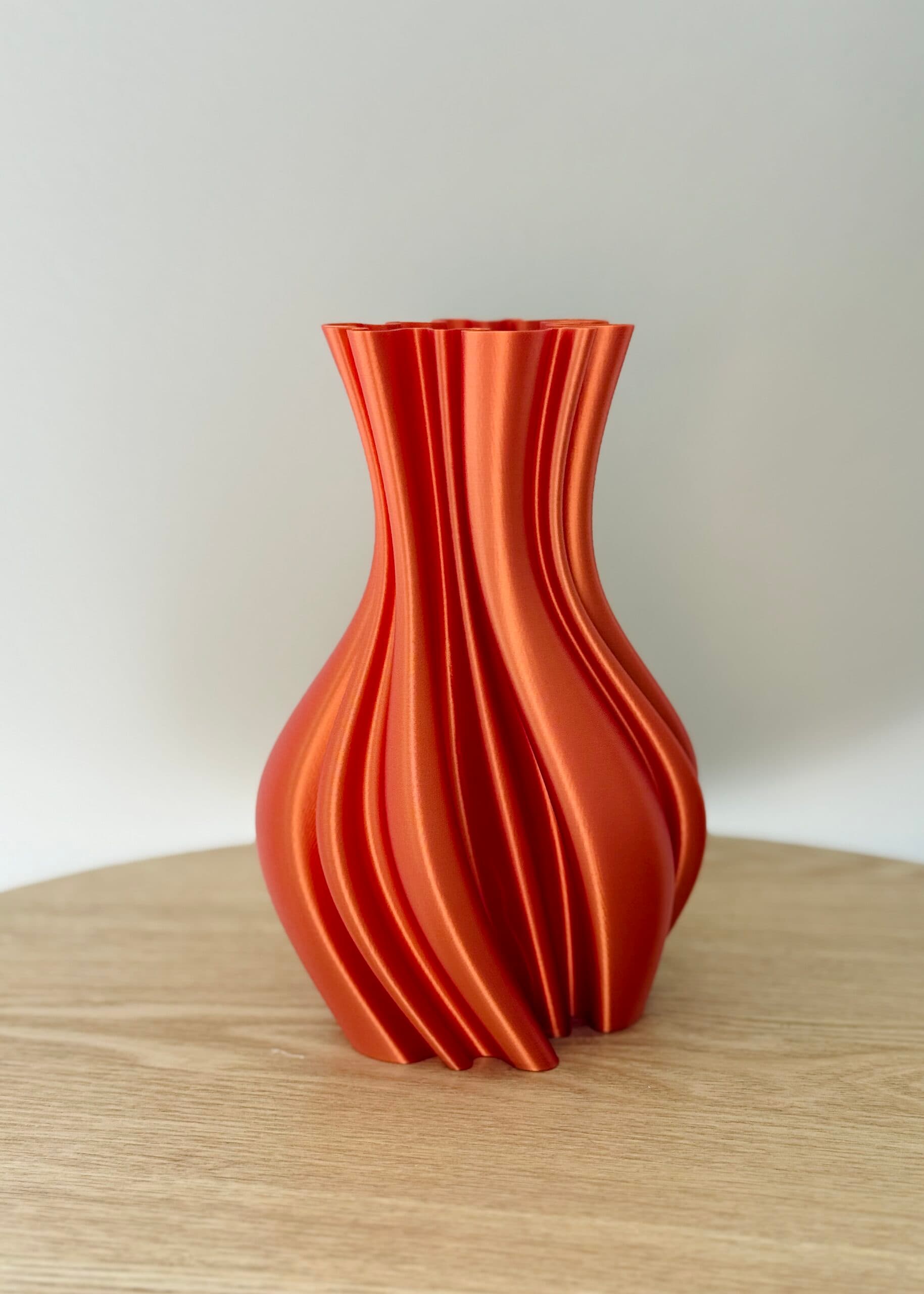 3D geprint vaasje kleur goldfish 18cm 3
