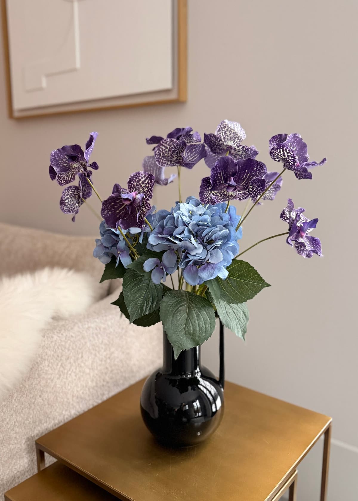 Boeket Art met kunstbloemen