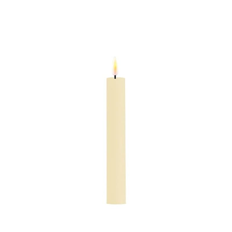 LED dinerkaars cream H15cm (set van 2)