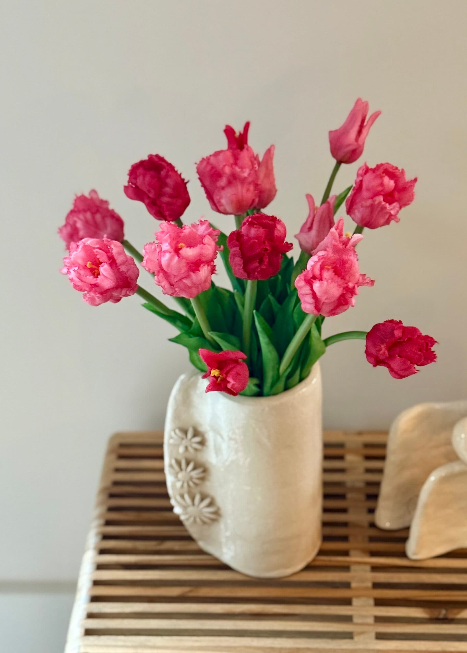 Bosje 5 parkiet kunsttulpen rood 3