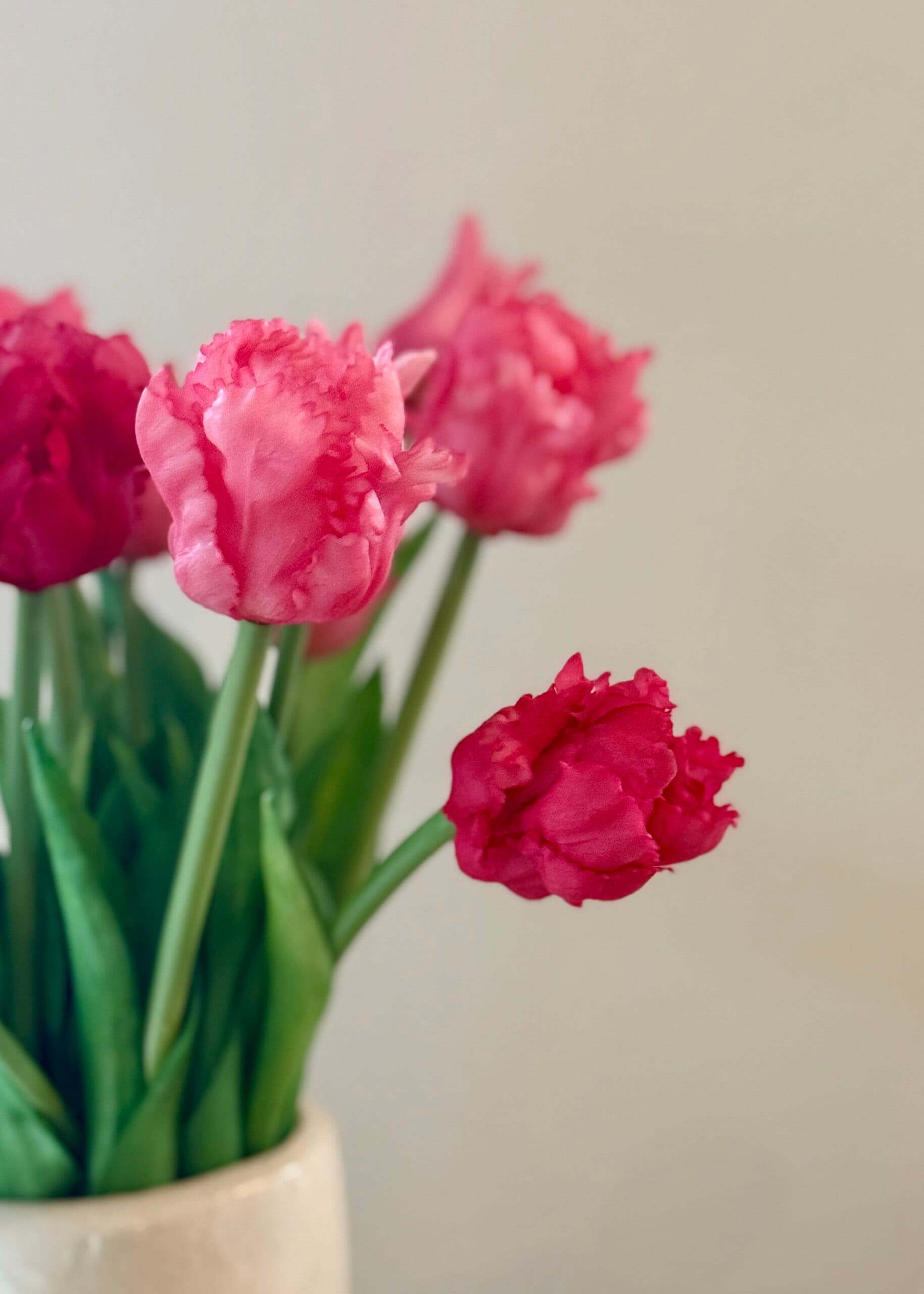 Bosje 5 parkiet kunsttulpen rood 2