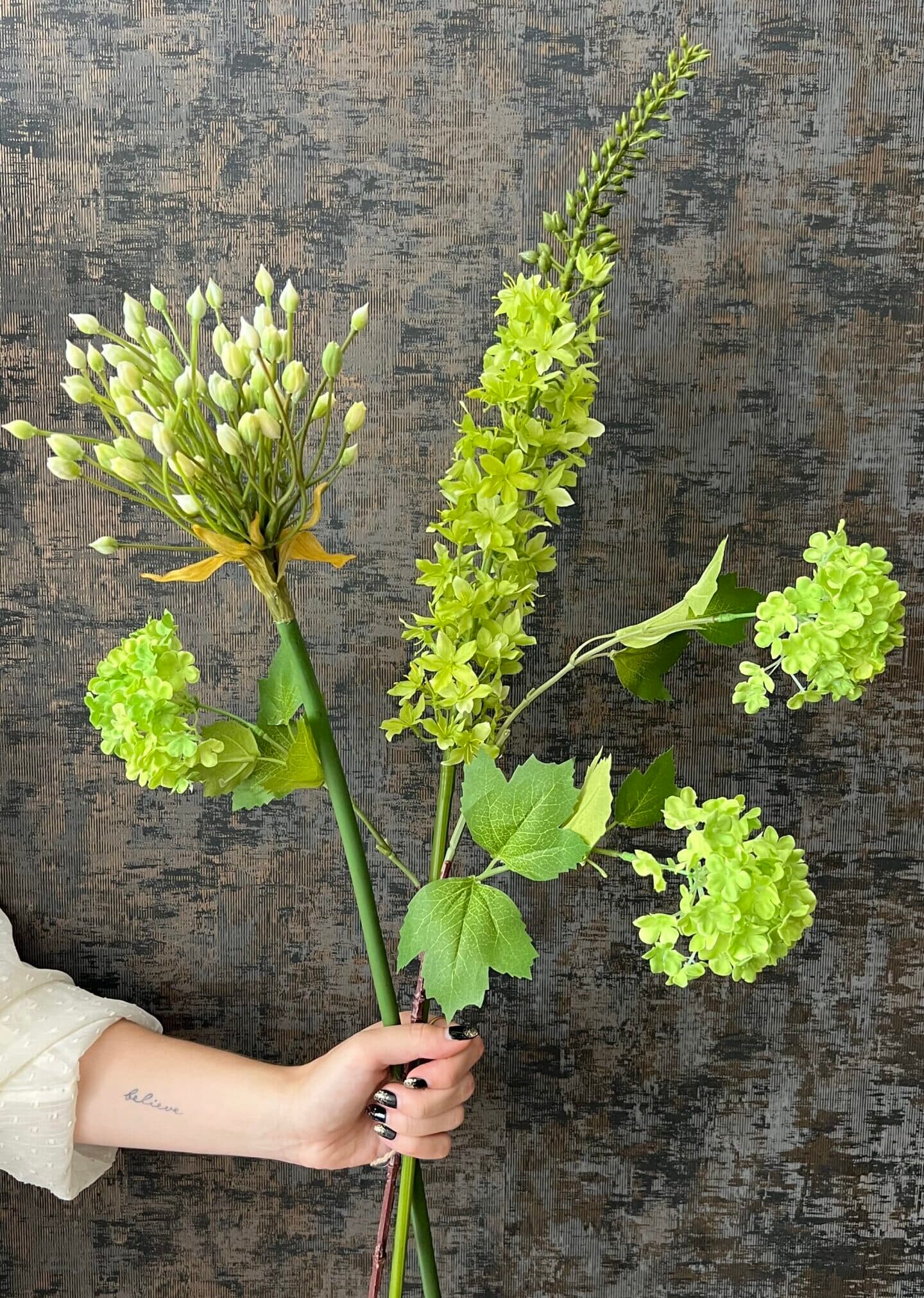 Mini boeket groen 2