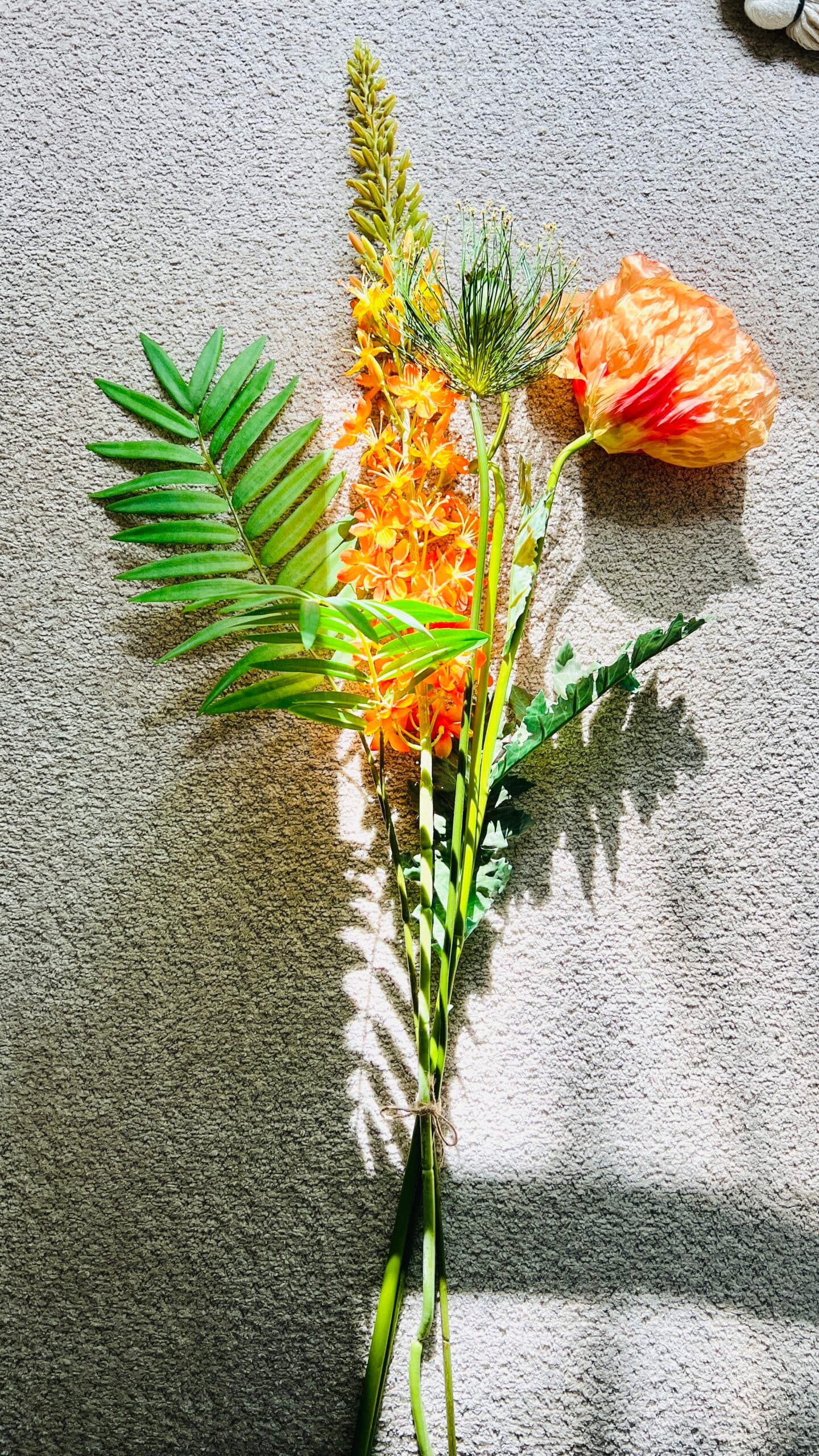 Mini boeket luxe oranje 2