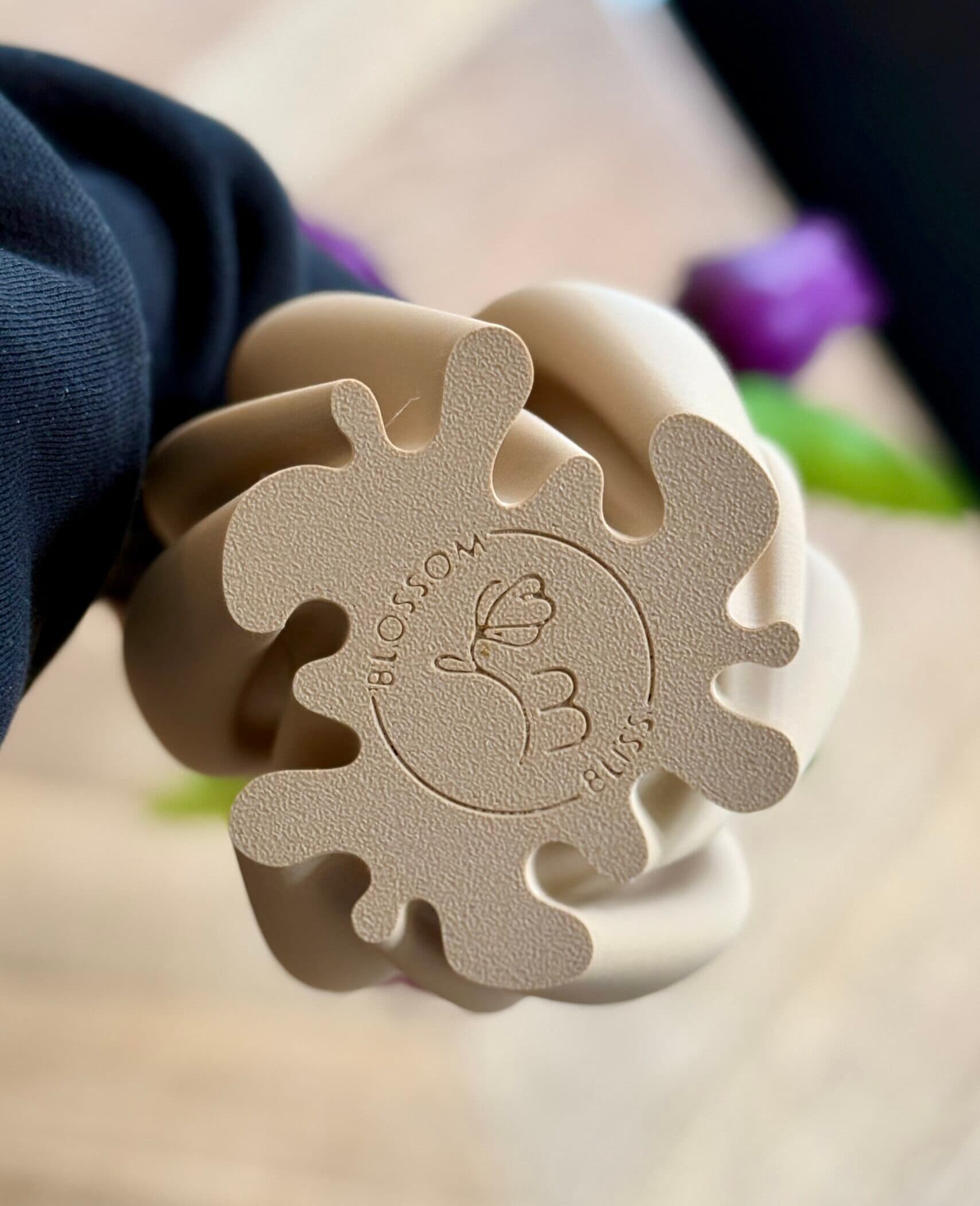 3D geprint vaasje kleur Peanut 18cm 2