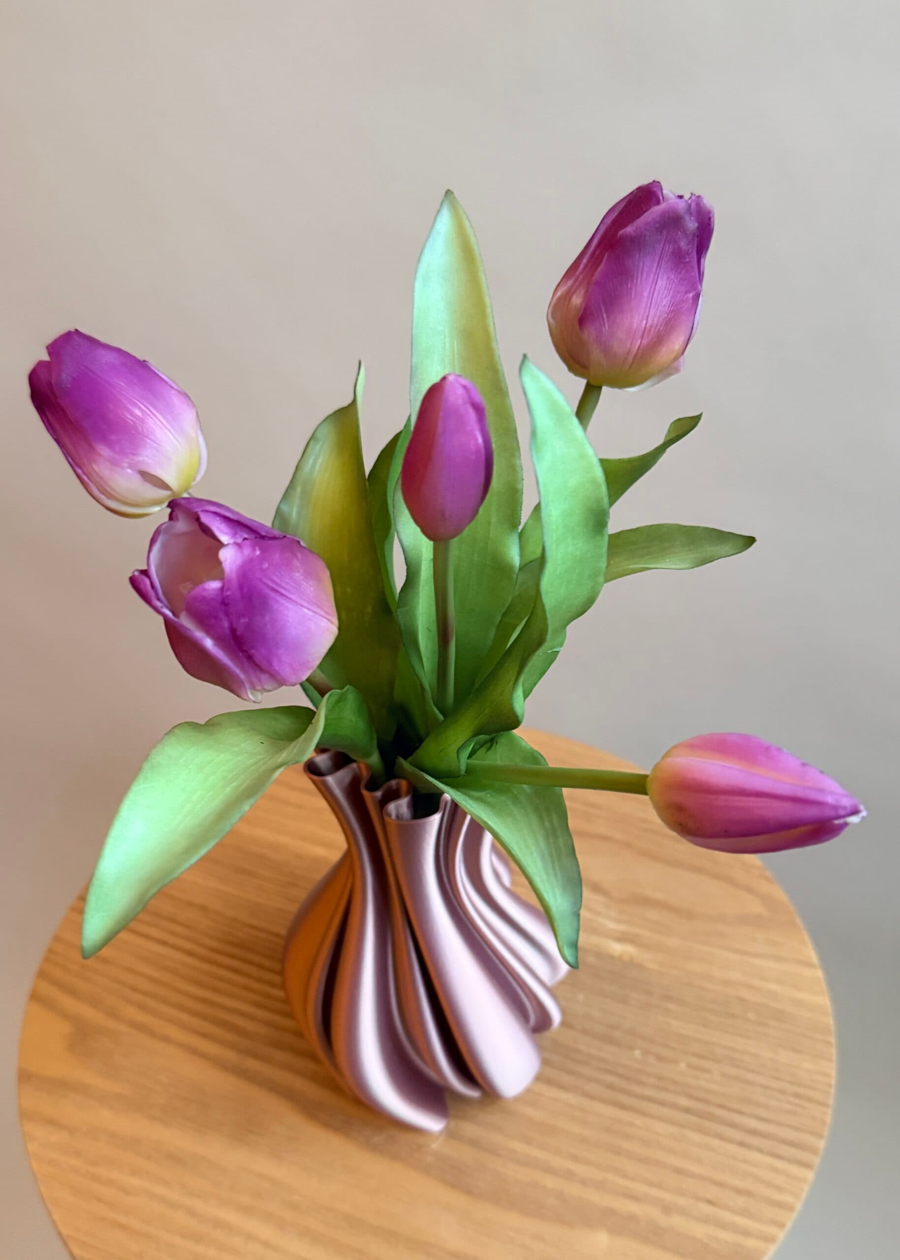 Vaasje met kunsttulpen Blossom Bliss 2