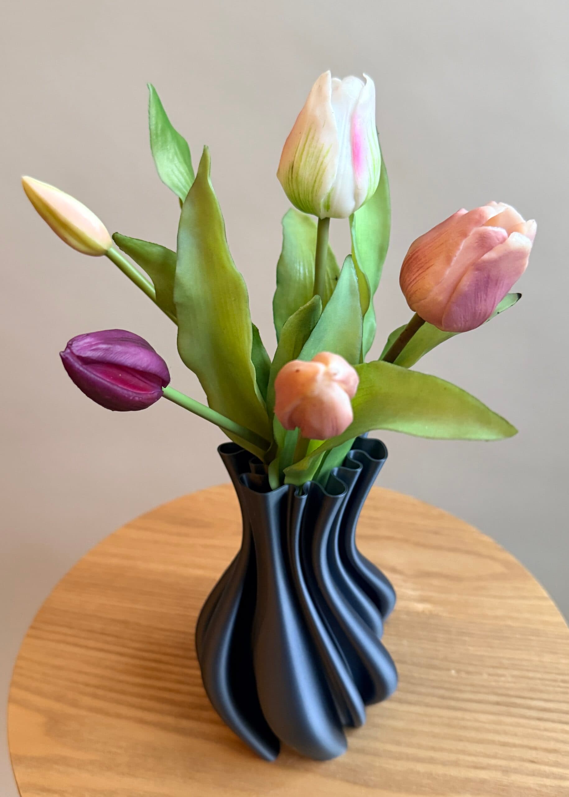 Vaasje met kunsttulpen Blossom Bliss 2