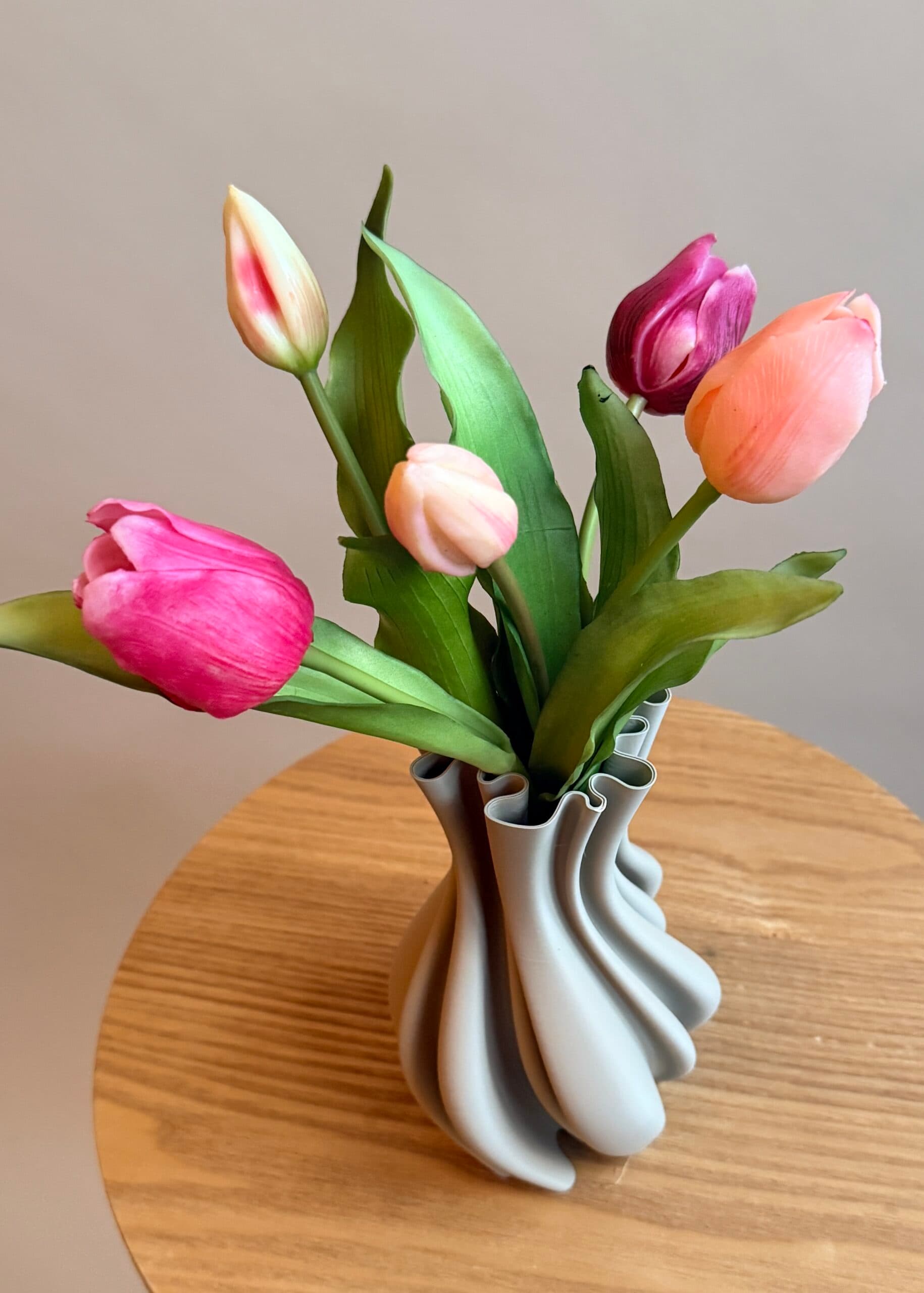 Vaasje met kunsttulpen Blossom Bliss 2