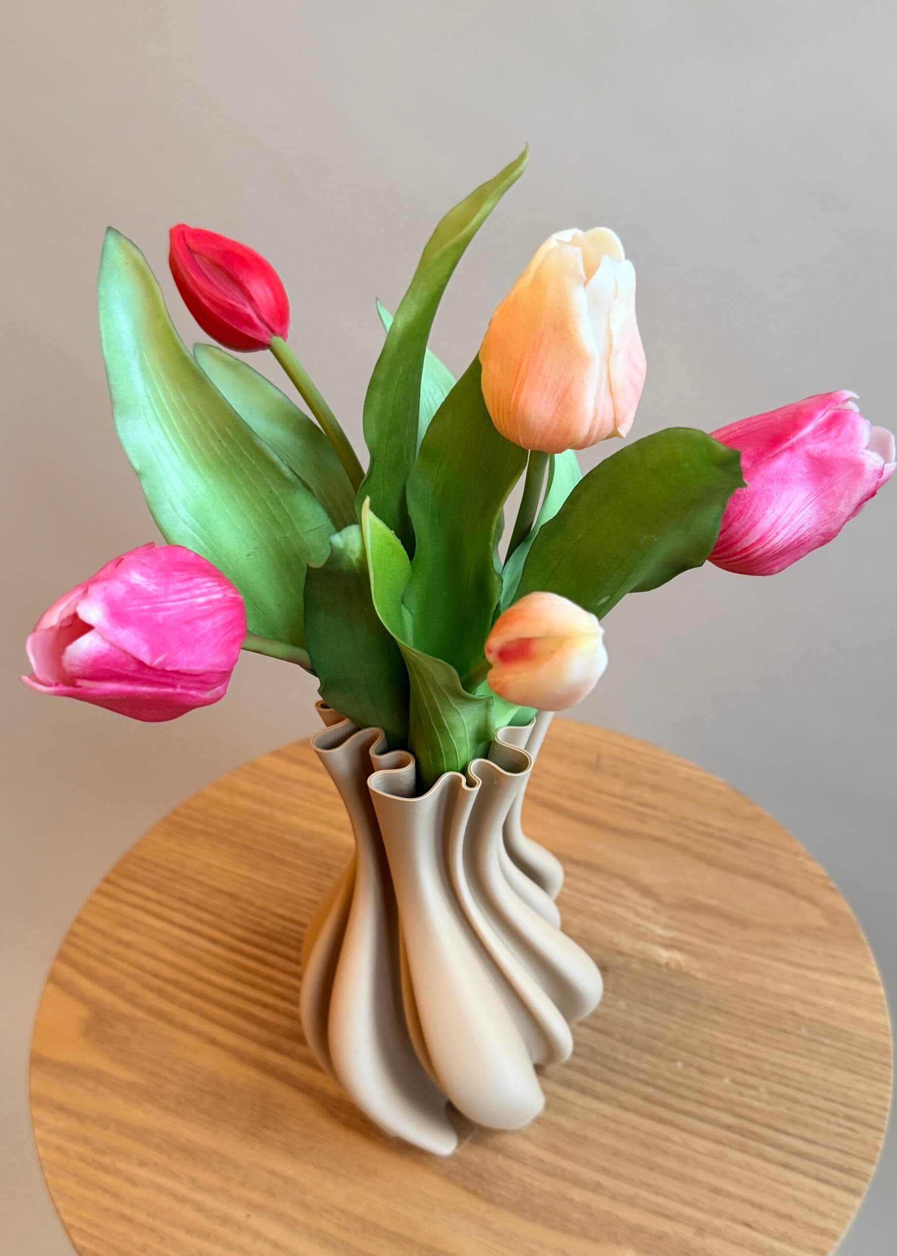 Vaasje met kunsttulpen Blossom Bliss 2