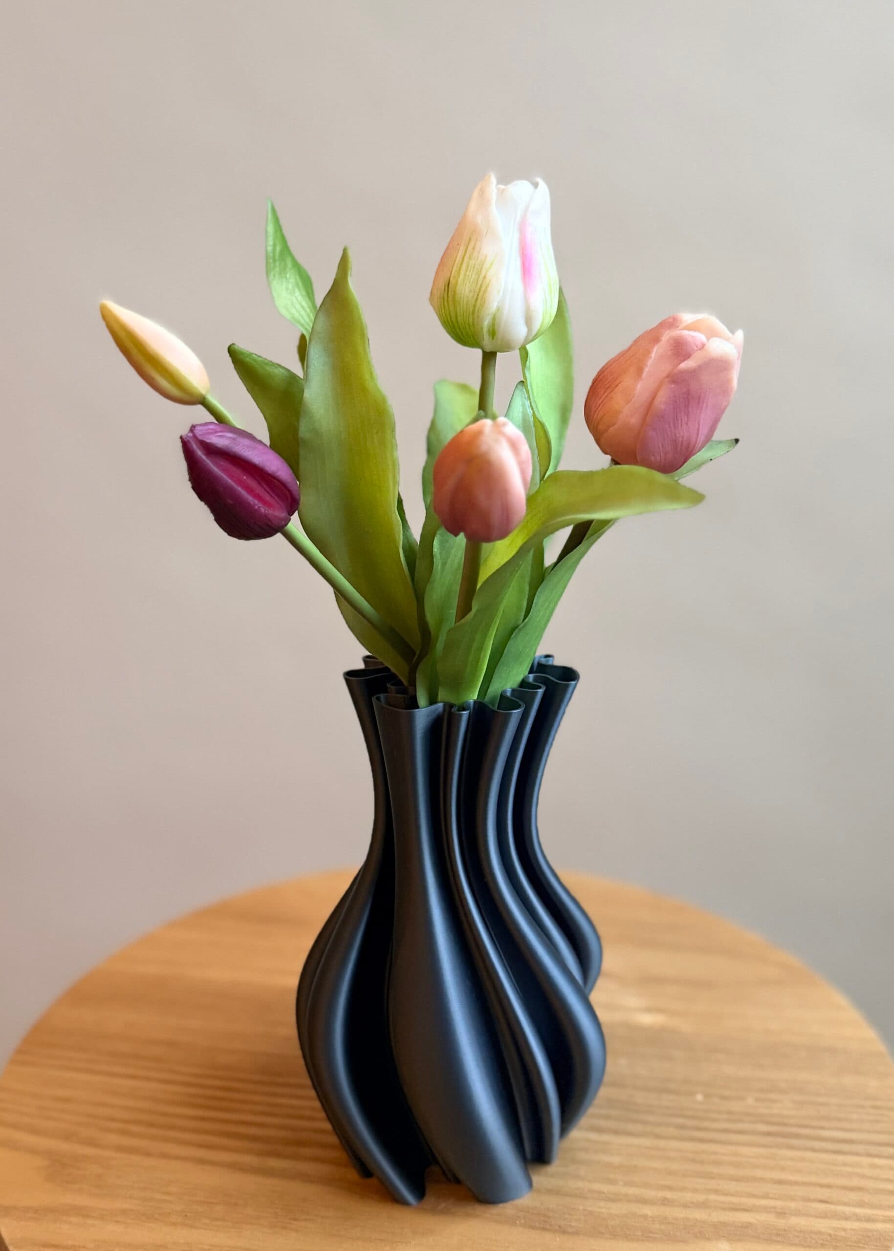 Vaasje met kunsttulpen Blossom Bliss